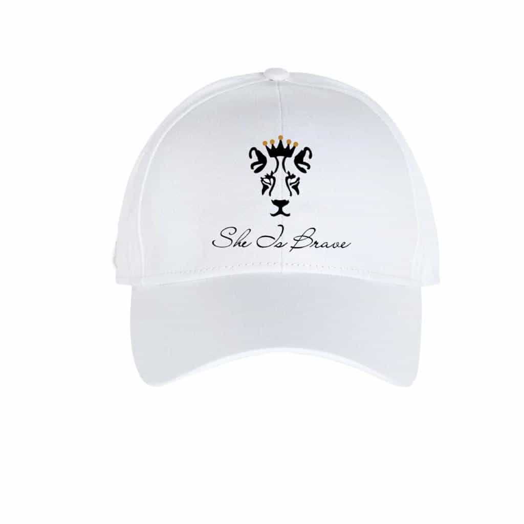 Sheisbrave white cap